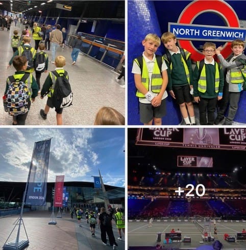 EKCTP school trip to the Laver Cup at The O2